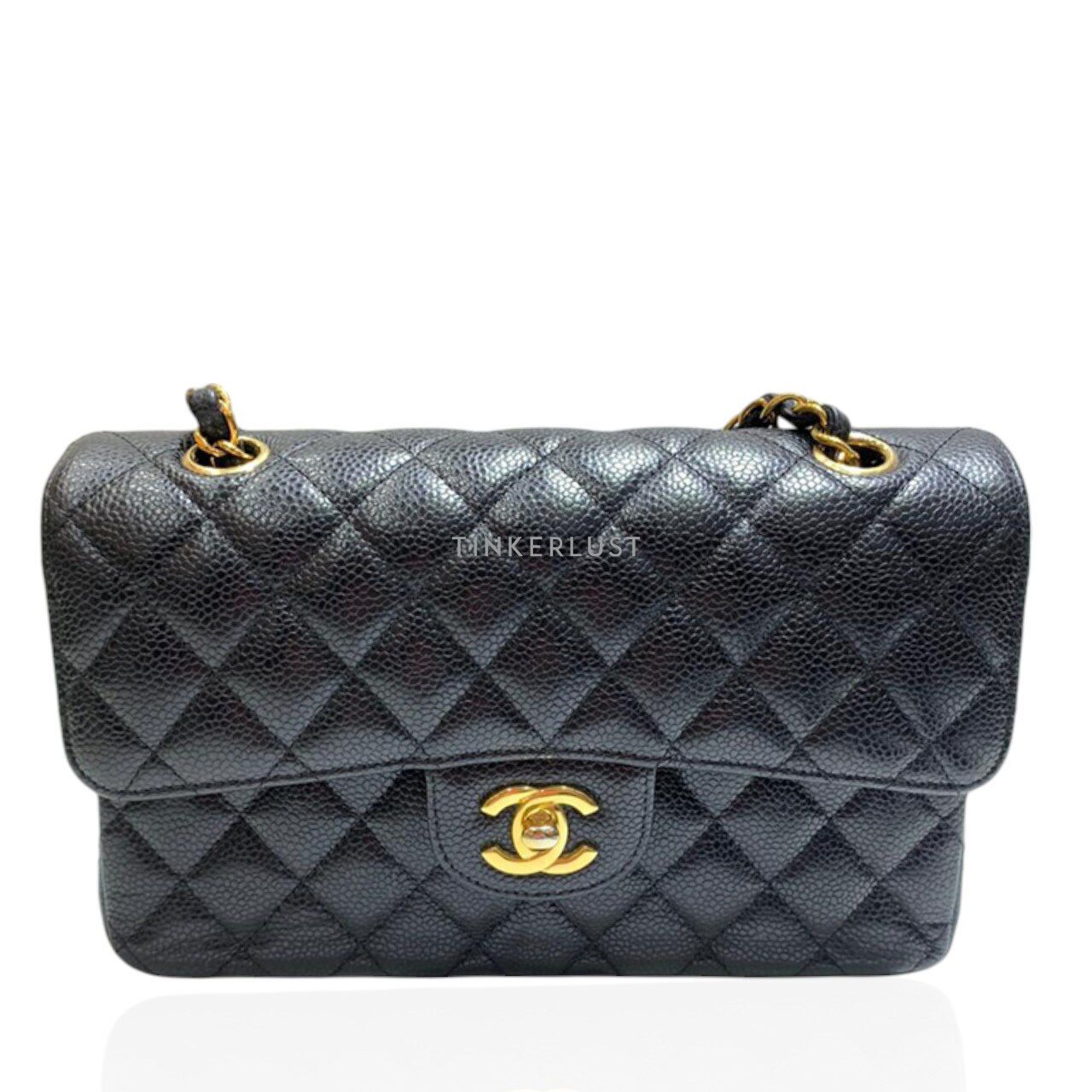 Double flap caviar chanel sale